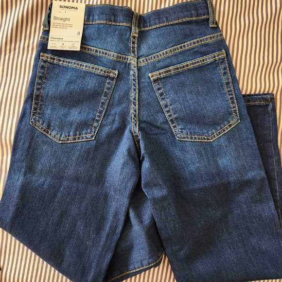 NWT Sonoma Girls Medium Wash Size 8 Jeans - Picture 6 of 9